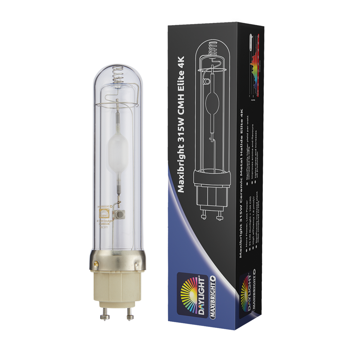 Maxibright DAYLIGHT 315W 4K CMH Lamp