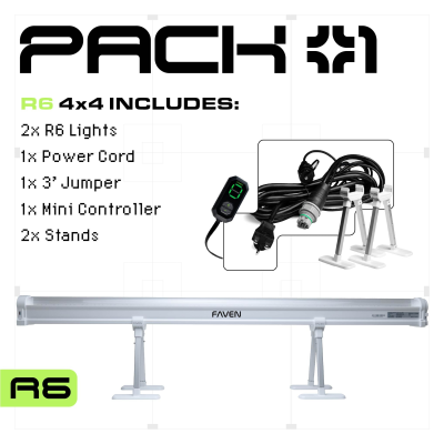 Faven R6 Under Canopy Starter Pack 4x4