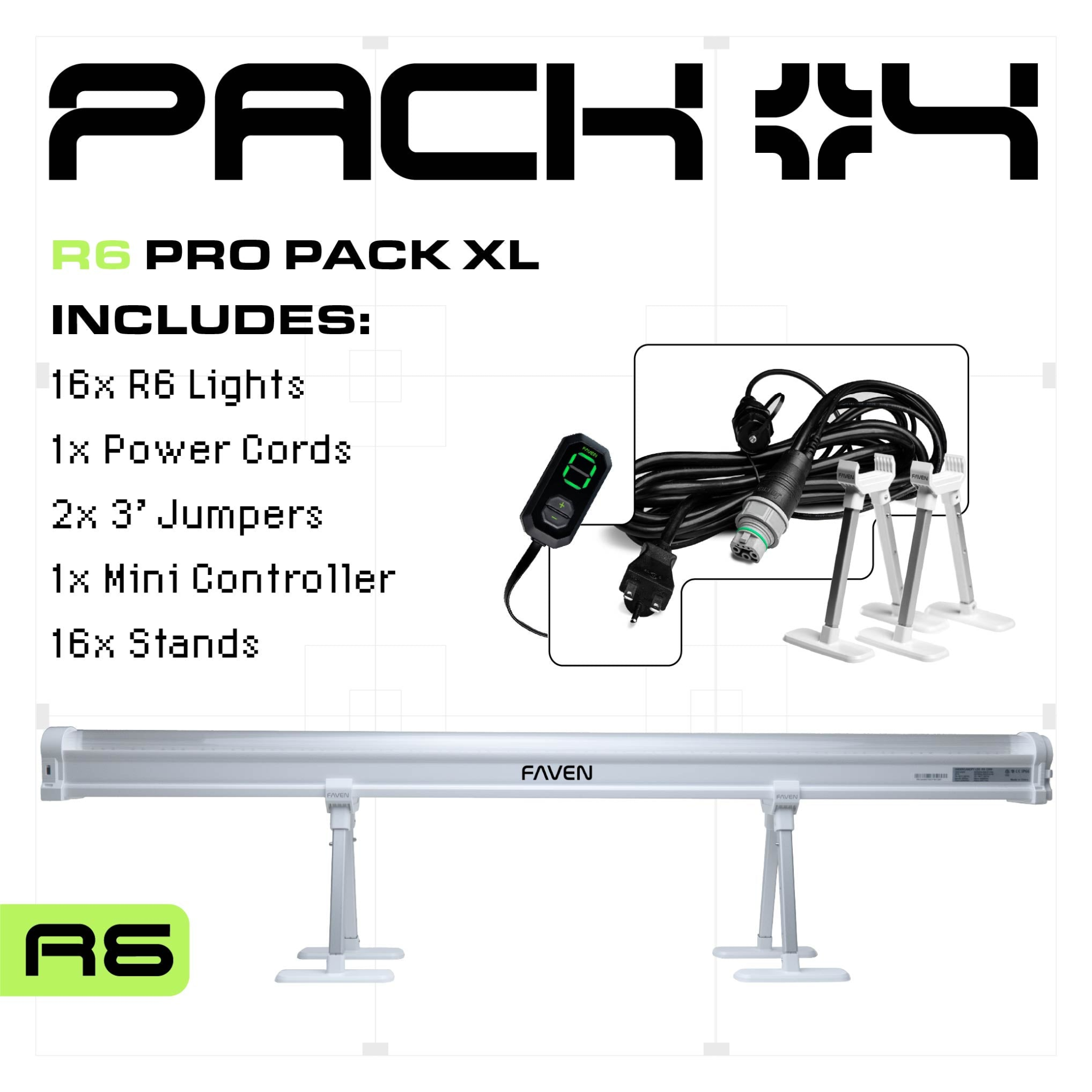Faven R6 Under Canopy Starter Pro Pack XL