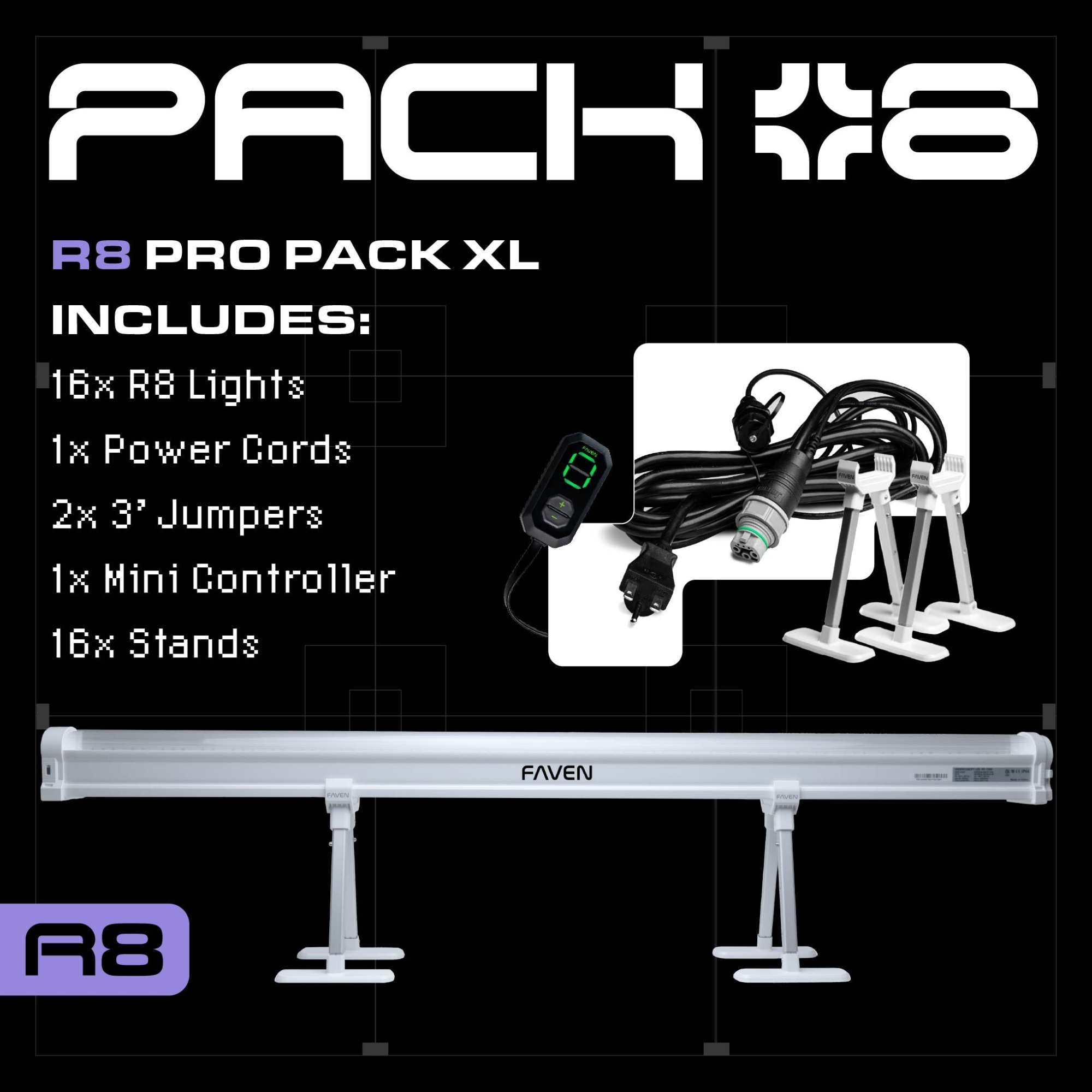 Faven R8 Under Canopy Starter Pro Pack XL