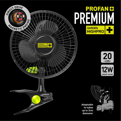 PROFAN Premium - DC - 20CM - 12W