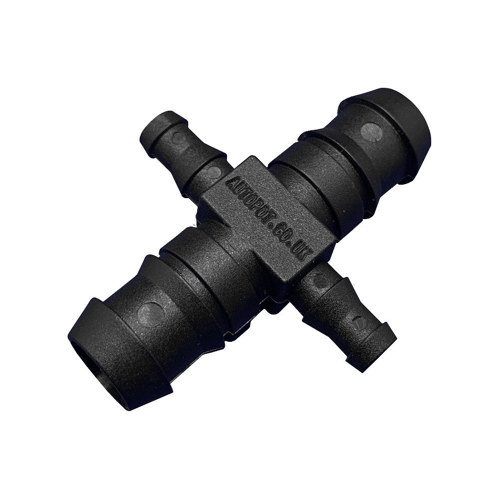 Autopot 16 mm to 9 mm Cross Connector (AQUAvalve5)